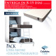 Pack Litera Abatible Vertical y Colchones Viscoelasticos Ref N26000