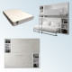 Pack Litera Abatible Horizontal con estantes a ambos lados y colchones Ref N59000