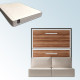 Pack Litera Abatible Horizontal con Sofá y colchones viscoelásticos Ref N65000