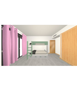 Litera con contenedores Ref YC307decreuse