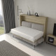 Cama Abatible Horizontal con Sofá disponible en diferentes medidas y colores Ref N34100