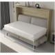 Cama Abatible Horizontal con Sofá disponible en diferentes medidas y colores Ref N34100