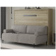 Cama Abatible Horizontal con Sofá disponible en diferentes medidas y colores Ref N34100