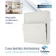 Cama Abatible Horizontal de matrimonio con armario superior Ref Y68000