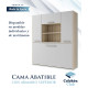 Cama Abatible Matrimonial disponible en medidas Individuales con armario superior Ref Z24000