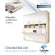 Cama Abatible con escritorio y armario Ref Y70000
