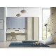 Cama Abatible con escritorio y armario Ref Z25000