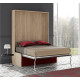 Cama Abatible Vertical con Sofá disponible en diferentes medidas y colores Ref N40000