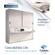 Cama Abatible con escritorio y armario de puertas correderas Ref Y72000