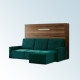 Cama Abatible Horizontal con Sofá Chaiselongue Ref N88000