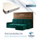Pack Cama Abatible Horizontal con Sofá Chaiselongue y Colchón Viscoelastico Ref N90000