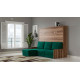 Cama Abatible Horizontal con brazo de madera y Sofá Chaiselongue Ref N92000