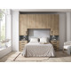 Dormitorio puente matrimonial disponible en diferentes medidas Ref Z24-55
