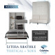 Litera Abatible Vertical Matrimonial con Sofá Ref N36000