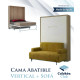 Cama Abatible Vertical con Sofá disponible en diferentes medidas y colores Ref N15100