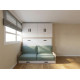 Cama Abatible Horizontal con Armario y Sofá Ref N97000