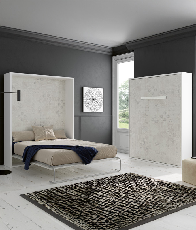 Cama Abatible Vertical disponible en diferentes medidas y colores Ref N13000