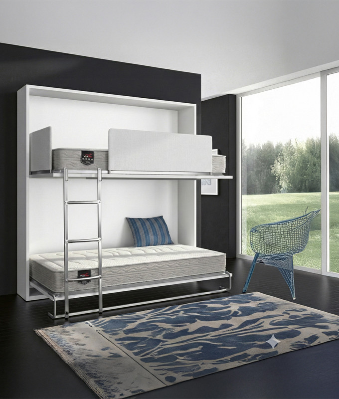 Pack litera abatible horizontal y colchones de 90x190 cm Ref N25000-90