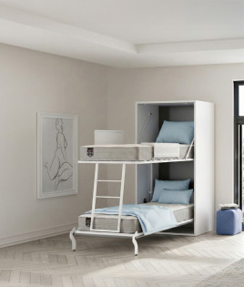 Pack Litera Abatible Vertical y Colchones de 90x190 cm Ref N26000-90