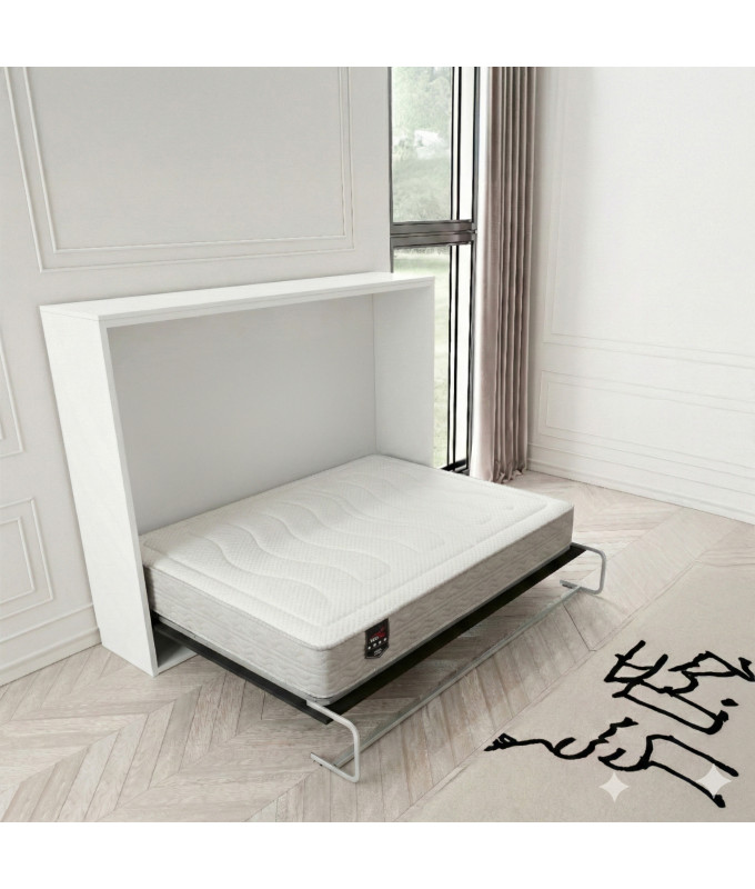 Pack cama abatible horizontal y colchón de 150x190 cm Ref N23000-150