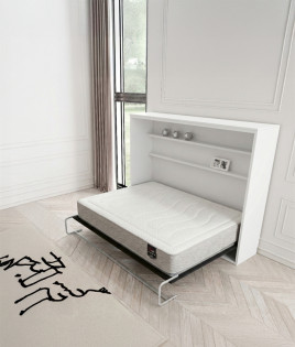 Pack Cama Abatible Horizontal y Colchón Viscoelastico Ref N23000