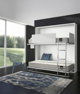 Pack Litera Abatible Horizontal y Colchones Viscoelasticos Ref N25000