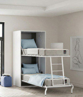 Pack Litera Abatible Vertical y Colchones Viscoelasticos Ref N26000