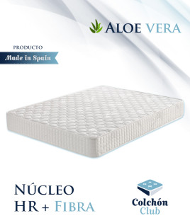Colchón ortopédico con Aloe Vera, Tejido Strech y núcleo Biocel Ref I16000