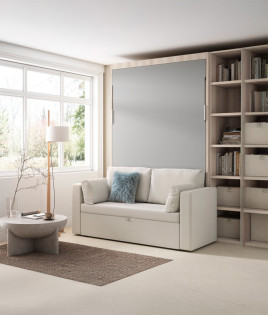 Cama Abatible Vertical con Sofá y Arcón Ref Z28000