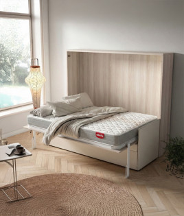 Pack Cama Abatible Horizontal con Sofá y colchón Pikolin Ref Z31000