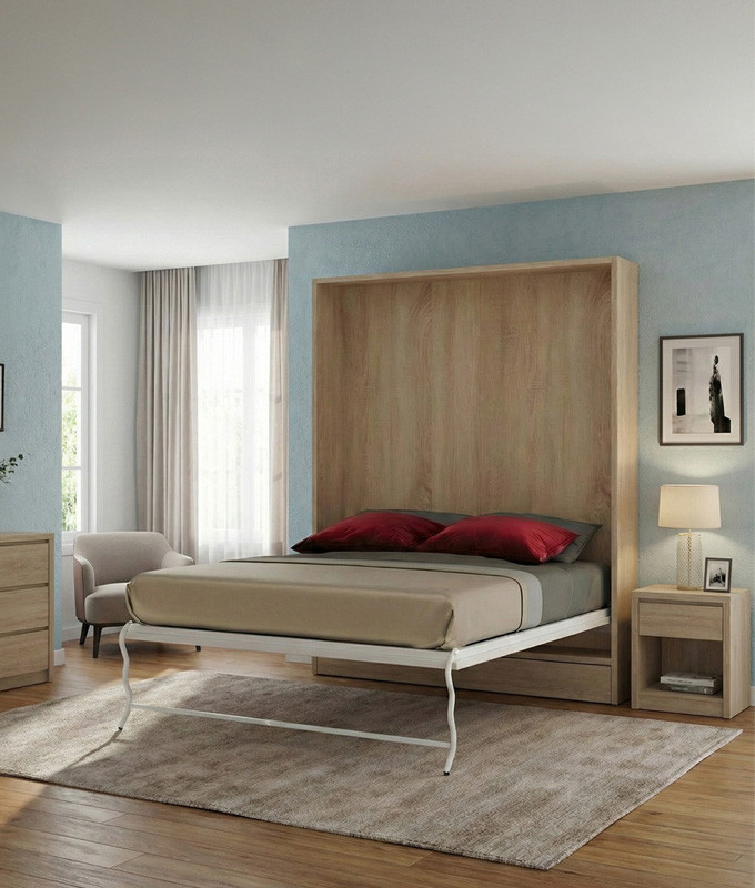 Cama Abatible Vertical sobreelevada, mayor comodidad para subir y bajar de la cama Ref N83000