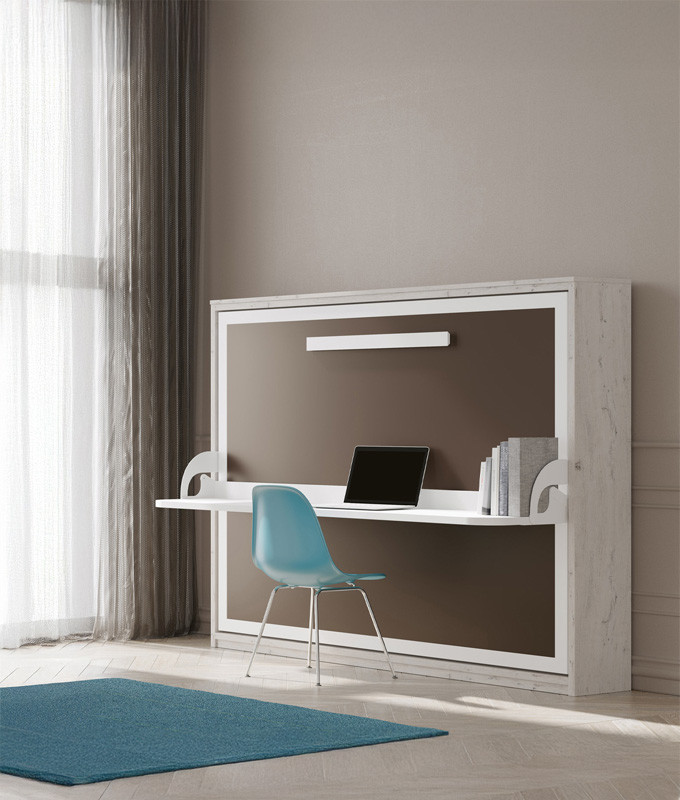 Cama Abatible Horizontal con Escritorio Ref N62000