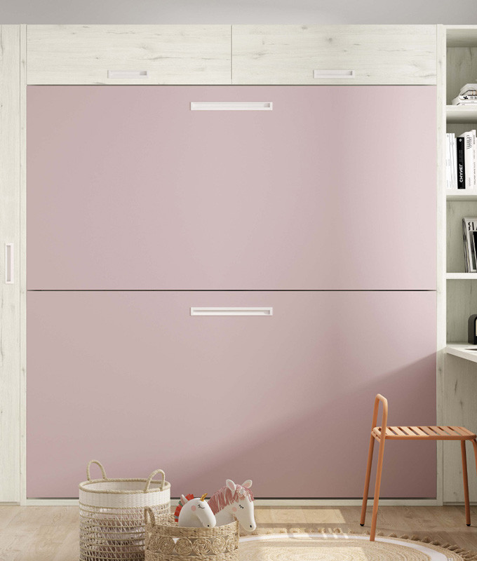 Litera Abatible Horizontal con Altillo y opción patas automáticas Ref Z18000