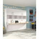 Cama Abatible con escritorio y armario Ref Y70000
