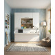Cama Abatible con escritorio y armario Ref Z26000