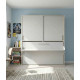 Cama Abatible con escritorio y armario Ref Z27000