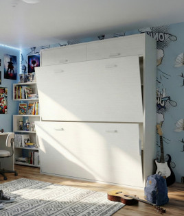 Litera Abatible Horizontal con altillo disponible en diferentes colores Ref Y40000