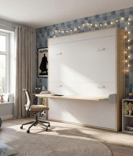 Litera Abatible Horizontal con Escritorio disponible en diferentes colores y medidas Ref Y34000