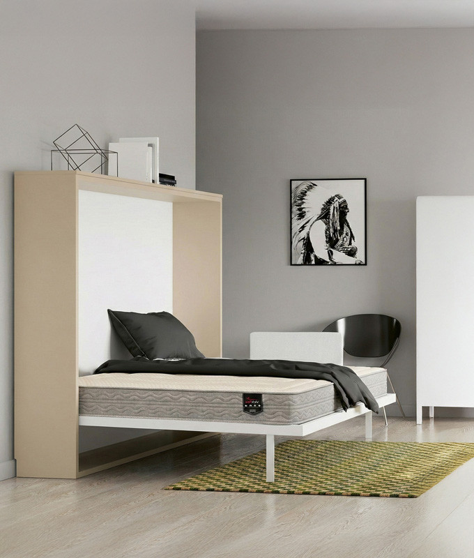 Pack Cama Abatible Horizontal y Colchón viscoelástico Ref N52000