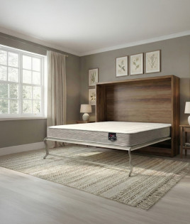 Pack Cama Abatible Horizontal sobreelevada y Colchón Viscoelastico Ref N86000