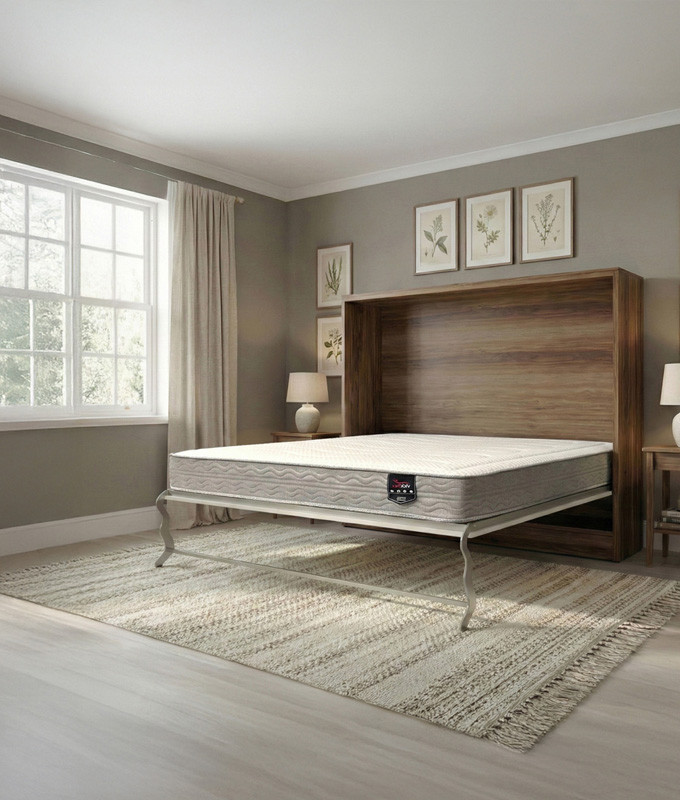 Pack Cama Abatible Horizontal sobreelevada y Colchón Viscoelastico Ref N86000