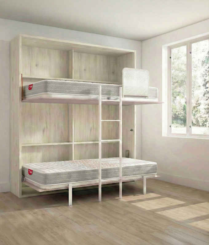 Pack Litera Abatible Horizontal y Colchones Ref Z17000