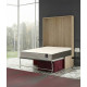 Pack Cama Abatible con Sofá Chaiselongue y Colchón Viscoelastico Ref N93000
