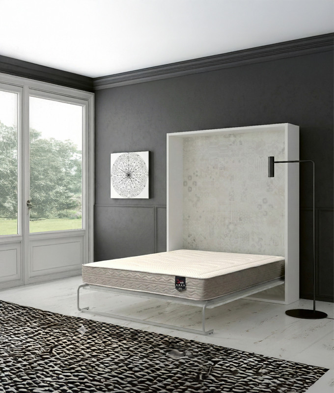 Pack Cama Abatible Vertical y Colchón Viscoelasticos Ref N24000