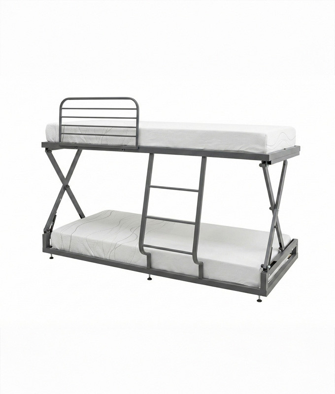 Pack Litera plegable y 2 colchones juveniles con viscoelástica Ref T68000