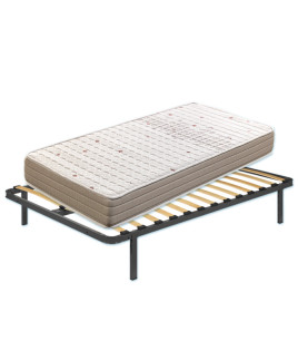 Pack Colchón Viscoelástico, Somier de Láminas y Almohada fabricado por el Grupo Líder en España Ref P73000