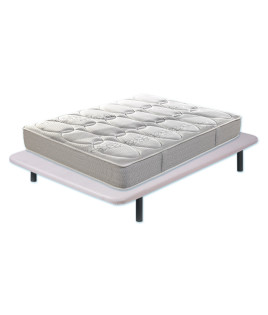 Pack Colchón viscoelástico y Base tapizada Sunlay fabricado por el Grupo Pikolin Ref P229000