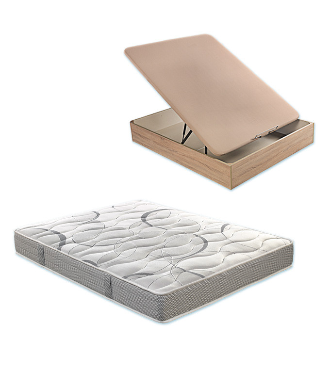 Pack Colchón de muelles Ensacados y Canapé fabricado por el Grupo Lider en España Ref P185000