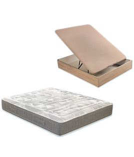 Pack Colchón de muelles ensacados y Canapé fabricado por el Grupo Lider en España Ref P201000