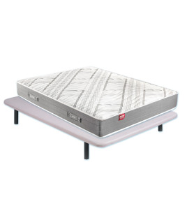 Pack Pikolin, Colchón de Muelles Modelo City y Base tapizada Ref P450000